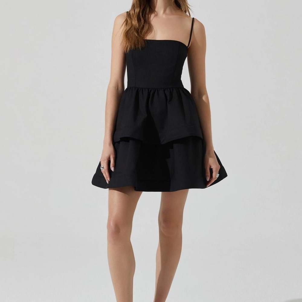 ASTR Leola black skater dress - Picture 5 of 8